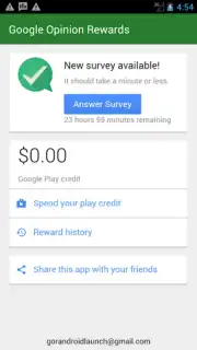 Google Opinion Rewards screenshot 10