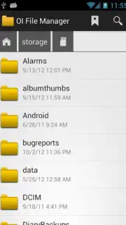 OI File Manager screenshot 1