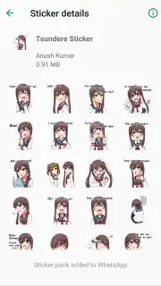 Otaku Nadu Sticker Pack screenshot 4