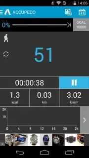 Accupedo Pedometer screenshot 4