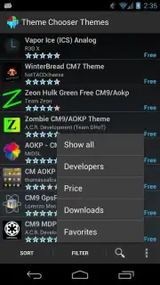 Theme Chooser Themes screenshot 3