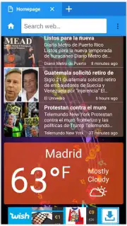 Goo Internet Browser screenshot 2