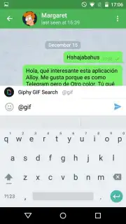 Alloy -free messaging app screenshot 4