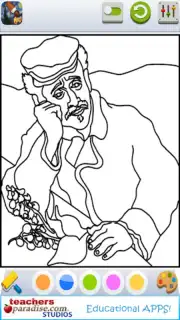 Vincent van Gogh Coloring Book screenshot 10