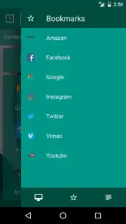 Soni indian browser screenshot 1