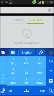 Blue Keyboard screenshot 2