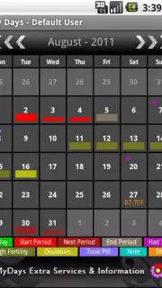 My Days - Period & Ovulation screenshot 1