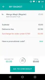 Deliveroo screenshot 8