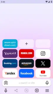 Yandex Browser (alpha) screenshot 1