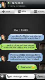 LiveProfile screenshot 1