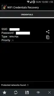 WiFi Credentials Recovery★ROOT screenshot 3