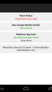 Bluebox Security Scanner screenshot 1
