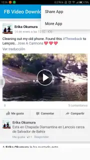 Appbloo FB Video Downloader screenshot 1
