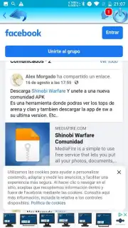 Shinobi Warfare Comunidad screenshot 4