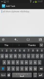 Simpletask Cloudless screenshot 2
