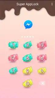 AppLock Theme Candy Sweety screenshot 7