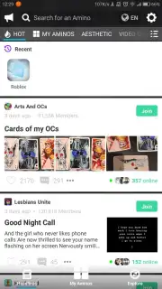 Amino screenshot 4