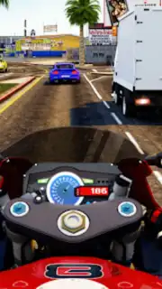 Highway Bike Riding Simulator screenshot 2