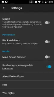 Firefox Focus screenshot 3