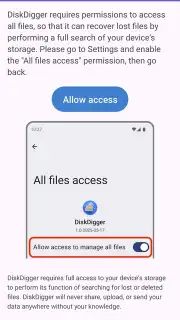 DiskDigger screenshot 5