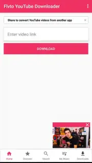 Flvto YouTube Downloader screenshot 1