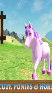 Pony Horse Simulator Kids 3D screenshot 15