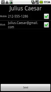 Text Message screenshot 1