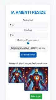IA AMENTI RESIZE screenshot 2