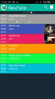 FlexNote - note everything! screenshot 7