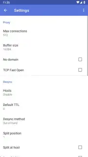 ByeByeDPI screenshot 2