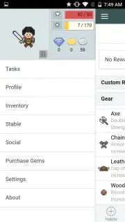 HabitRPG screenshot 1