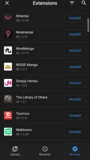 TachiyomiJ2K screenshot 5