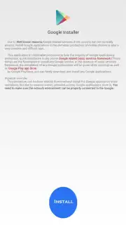 Google Installer screenshot 1