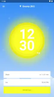 1Muslim: Prayer times, Azan screenshot 1