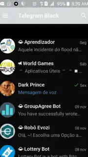 Telegram Black screenshot 7