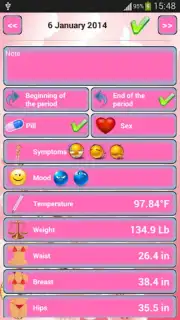 Women’s diary screenshot 8