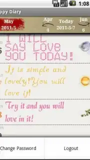 Happy Diary PLUS screenshot 1