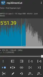 mp3DirectCut screenshot 3