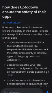 Perplexity screenshot 4