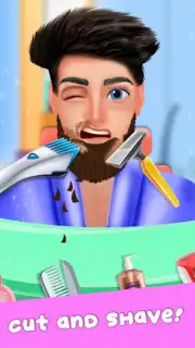 Barber Salon Beard & Hair Game screenshot 3