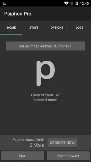 Psiphon Pro screenshot 1