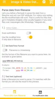 Image & Video Date Fixer screenshot 1