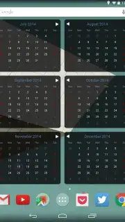 Month Calendar Widget screenshot 9