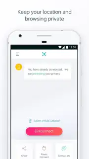 X-VPN screenshot 1