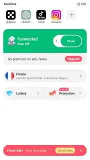 LVCHA VPN screenshot 1