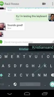 Android L Keyboard screenshot 2