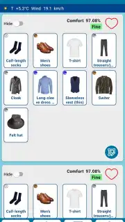 Weather and Wardrobe Assistant screenshot 1