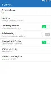 CM Security Lite screenshot 4