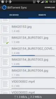 BitTorrent Sync screenshot 2