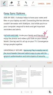 Samsung Write on PDF screenshot 2